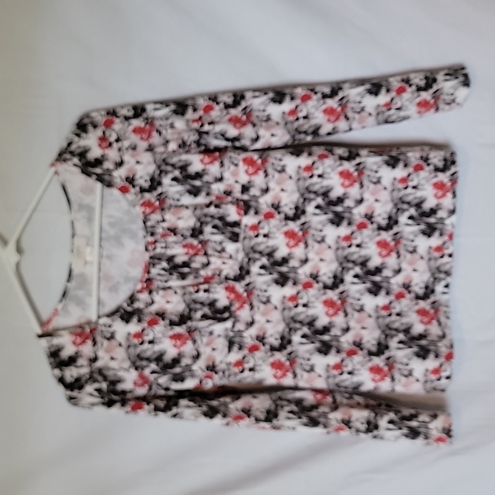 Loft xs multicolor long-sleeve top